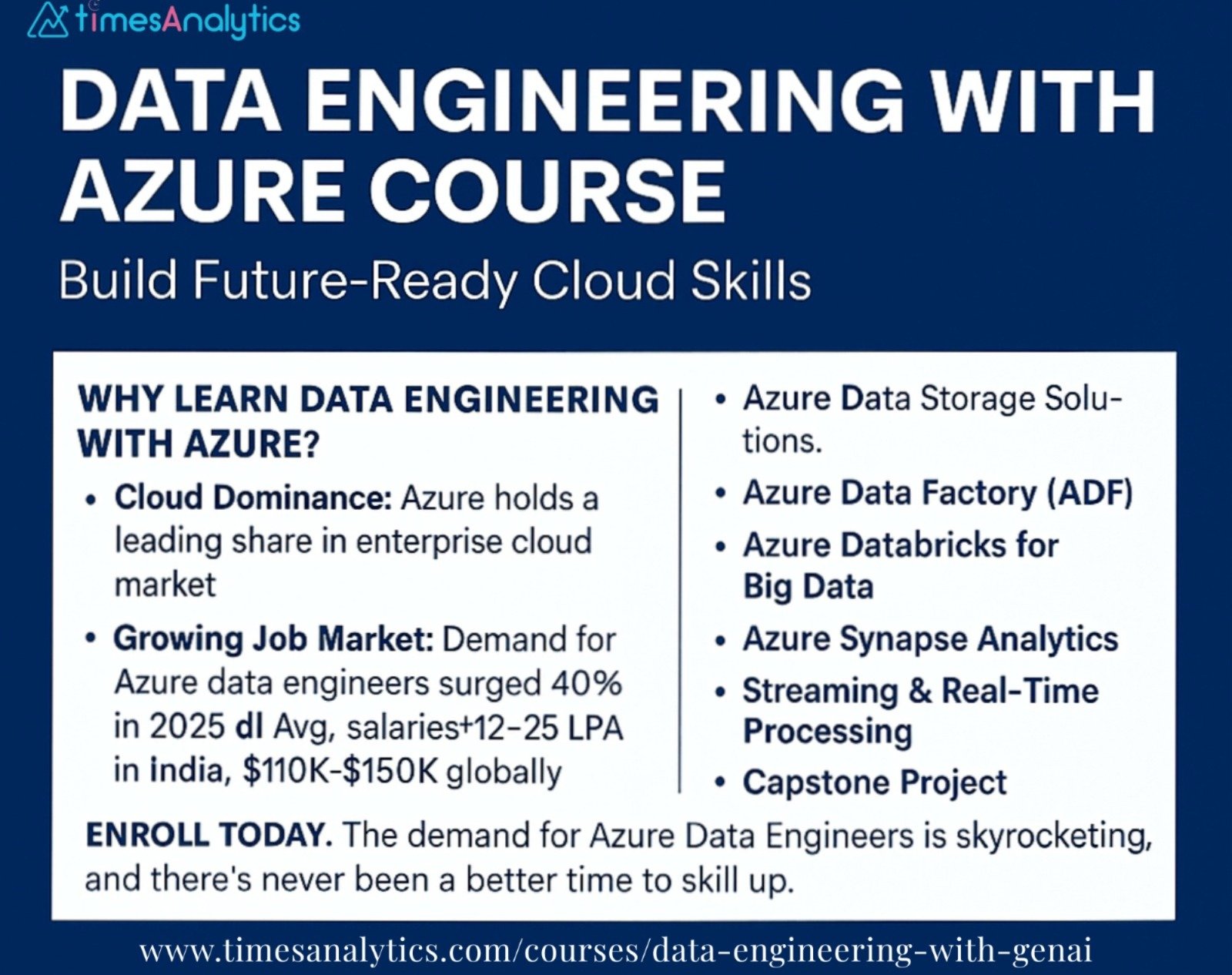 Data Engineering with Azure - Times Analytics